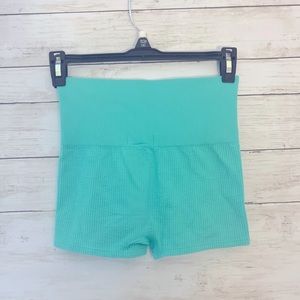 Teal/green Target biker shorts